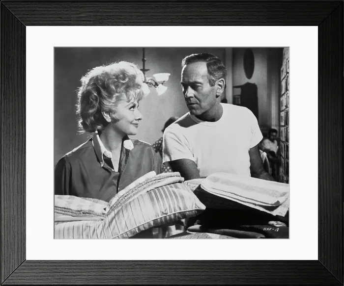 Framed Print : Lucille Ball And Henry Fonda - Yours, Mines And Ours Framed Print : Lucille Ball And Henry Fonda - Yours, Mines And Ours