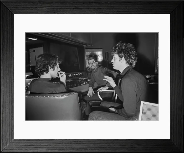 Framed Print : Eddie Mottau At Gotham Sound Studios Framed Print : Eddie Mottau At Gotham Sound Studios