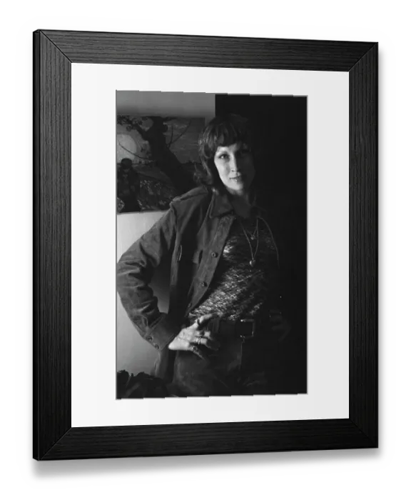 Framed Print : Lydia Paulsen, Wife Of Don Paulsen