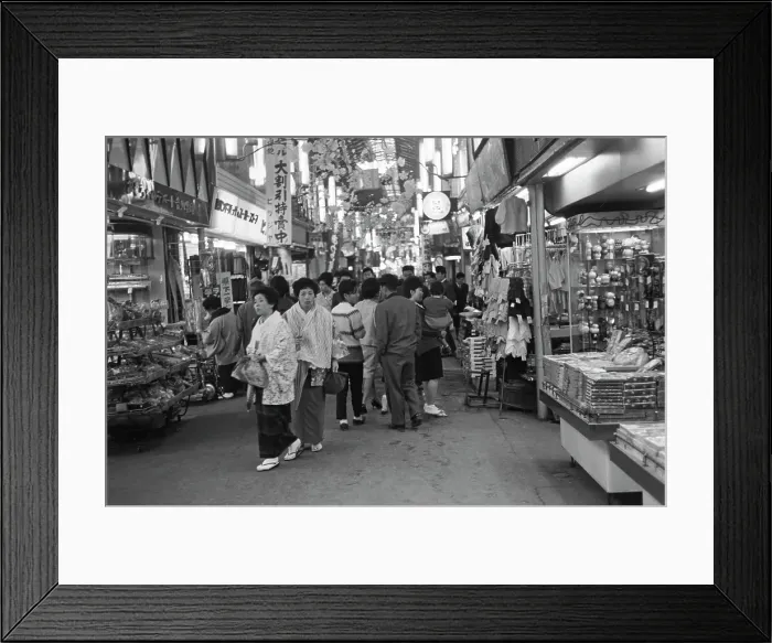 Framed Print : Shopping In Japan Framed Print : Shopping In Japan