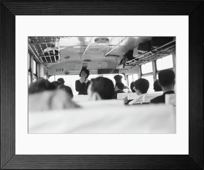 Framed Print : Bus Tour In Japan Framed Print : Bus Tour In Japan