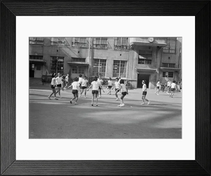 Framed Print : Japanese Schoolgirls Framed Print : Japanese Schoolgirls