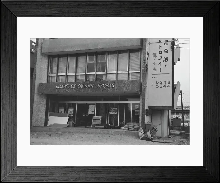 Framed Print : Macy's Of Okinawa Framed Print : Macy's Of Okinawa