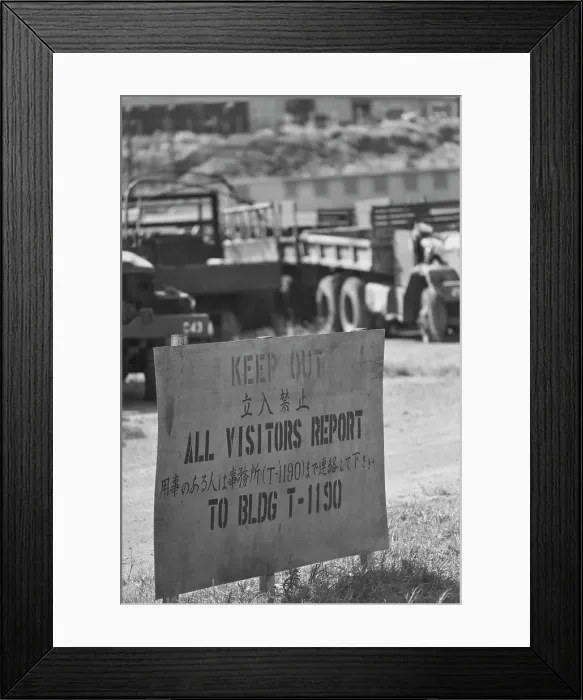 Framed Print : Okinawa Sign Framed Print : Okinawa Sign