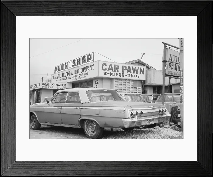 Framed Print : Okinawa Car Pawn