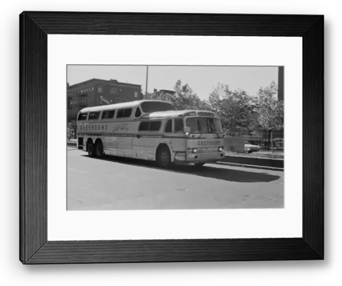 Framed Print : Greyhound Bus Framed Print : Greyhound Bus
