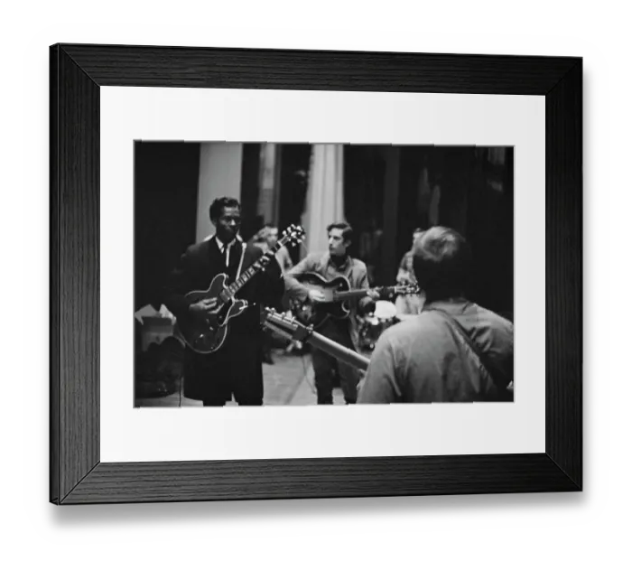 Framed Print : Chuck Berry and The Blues Project