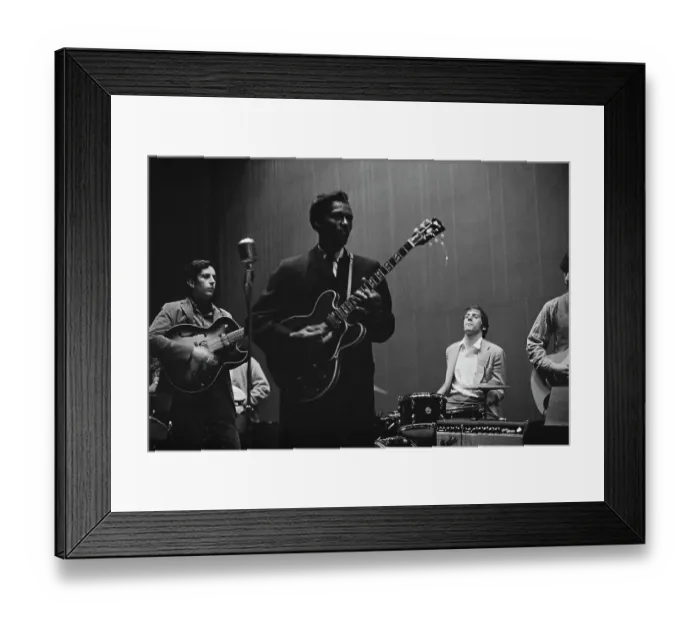 Framed Print : Chuck Berry and The Blues Project Framed Print : Chuck Berry and The Blues Project