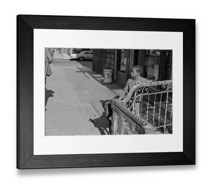 Framed Print : Harlem Street Framed Print : Harlem Street
