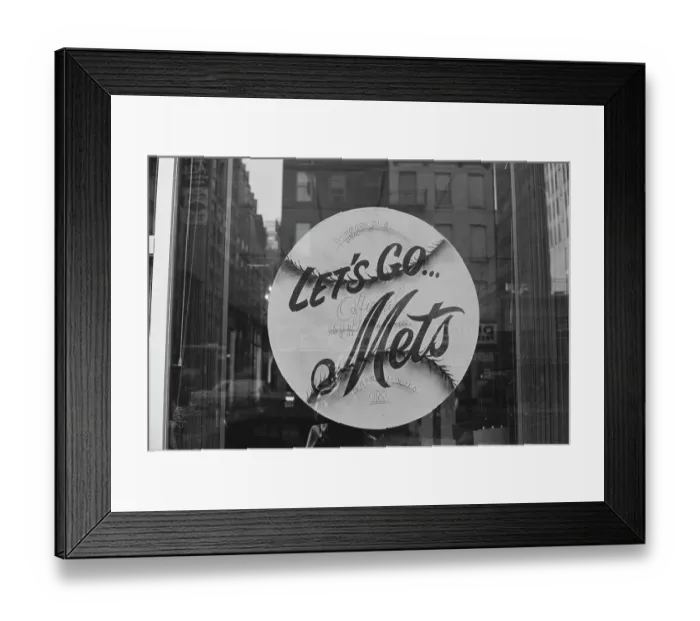 Framed Print : Let's Go Mets Framed Print : Let's Go Mets