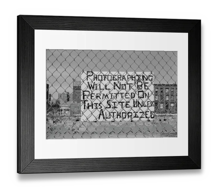 Framed Print : Federal Building Site Framed Print : Federal Building Site