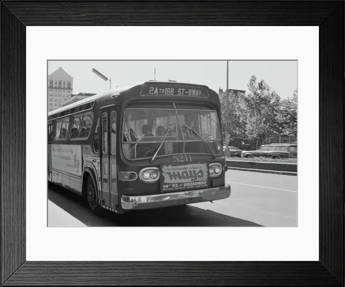Framed Print : New York Bus Framed Print : New York Bus