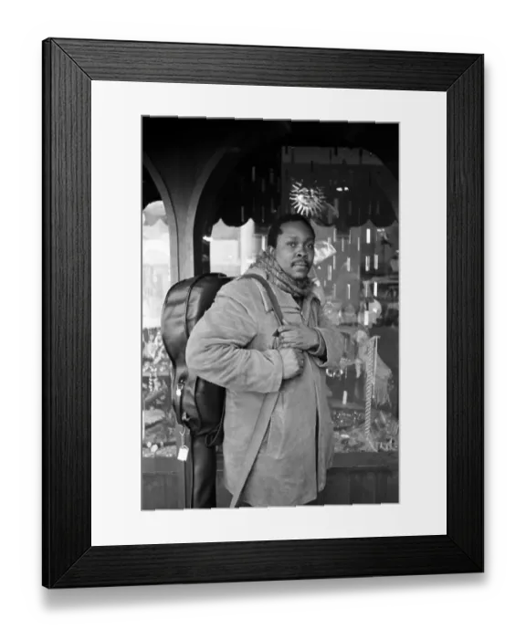 Framed Print : Terry Callier Portrait Session