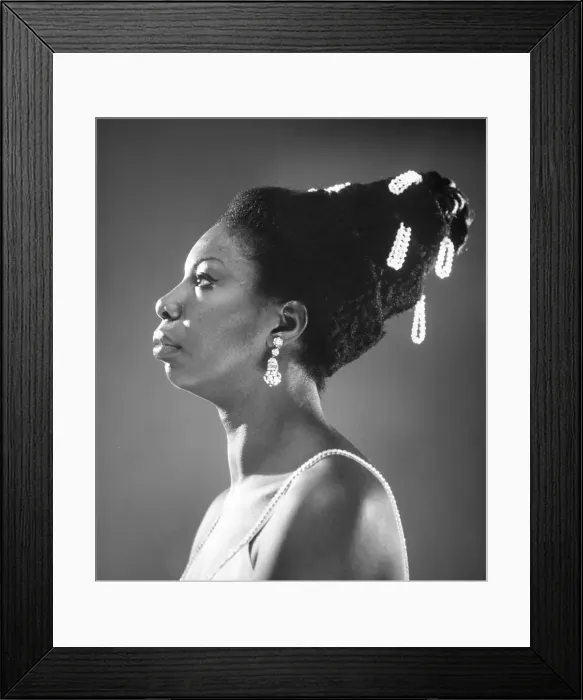 Framed Print : Nina Simone Portrait Framed Print : Nina Simone Portrait