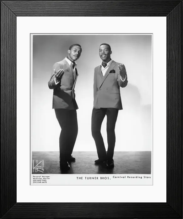 Framed Print : The Turner Brothers Portrait Framed Print : The Turner Brothers Portrait