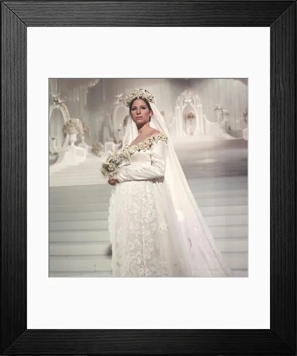 Framed Print : Barbra As A Bride Framed Print : Barbra As A Bride