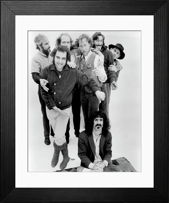 Framed Print : Frank Zappa & The Mothers Of Invention Portrait Framed Print : Frank Zappa & The Mothers Of Invention Portrait