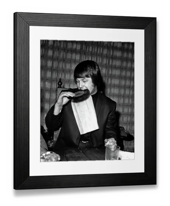 Framed Print : Brian Wilson Eats Funny Stuff Photo Session Framed Print : Brian Wilson Eats Funny Stuff Photo Session