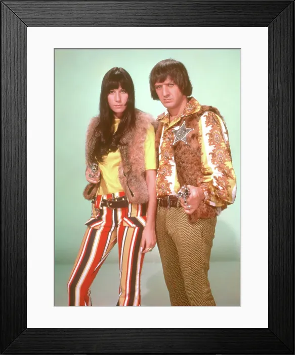 Framed Print : Sonny & Cher Take Aim Framed Print : Sonny & Cher Take Aim