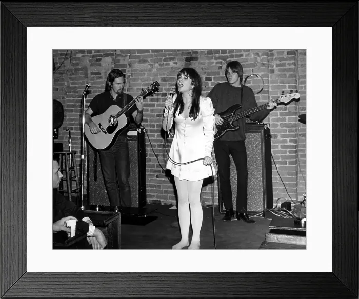 Framed Print : The Stone Poneys In Greenwich village Framed Print : The Stone Poneys In Greenwich village