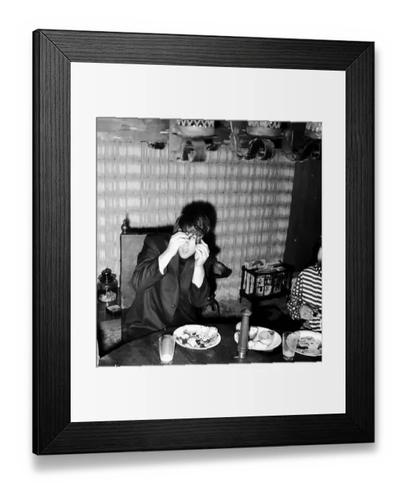 Framed Print : Brian Wilson Eats Funny Stuff Photo Session