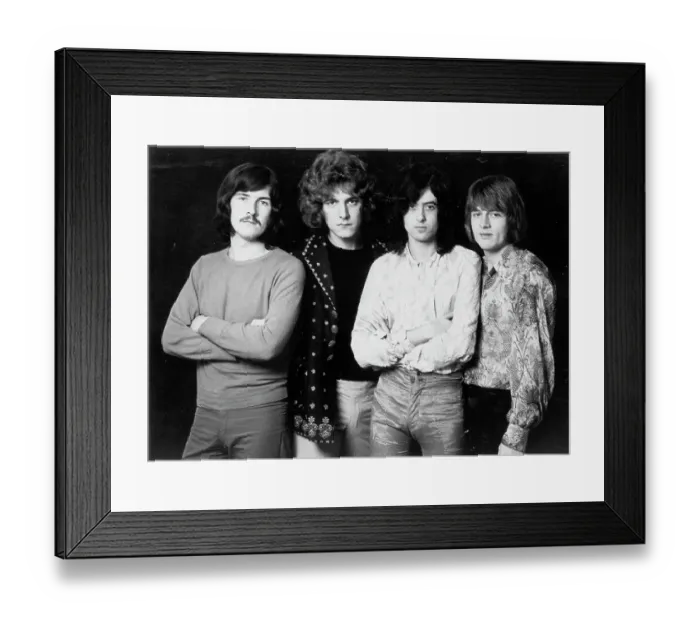 Framed Print : Led Zeppelin Portrait Framed Print : Led Zeppelin Portrait