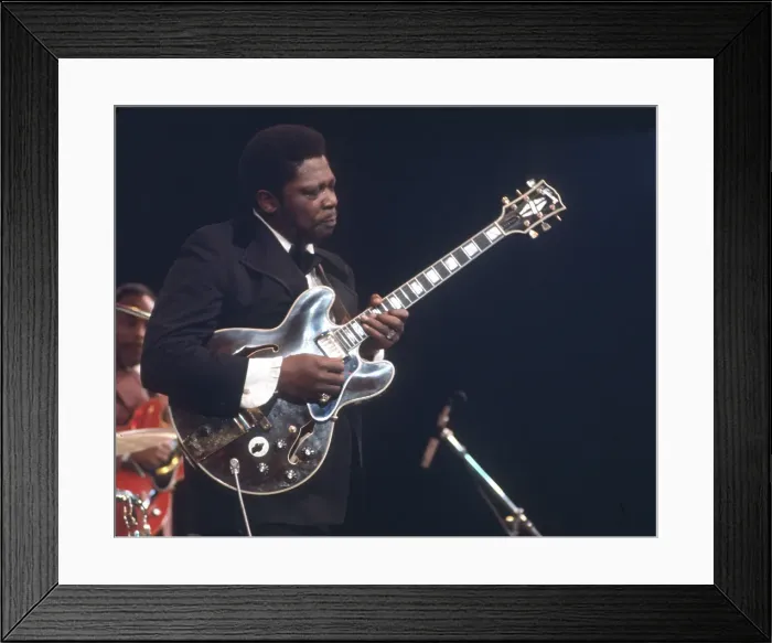 Framed Print : BB King Performing Framed Print : BB King Performing
