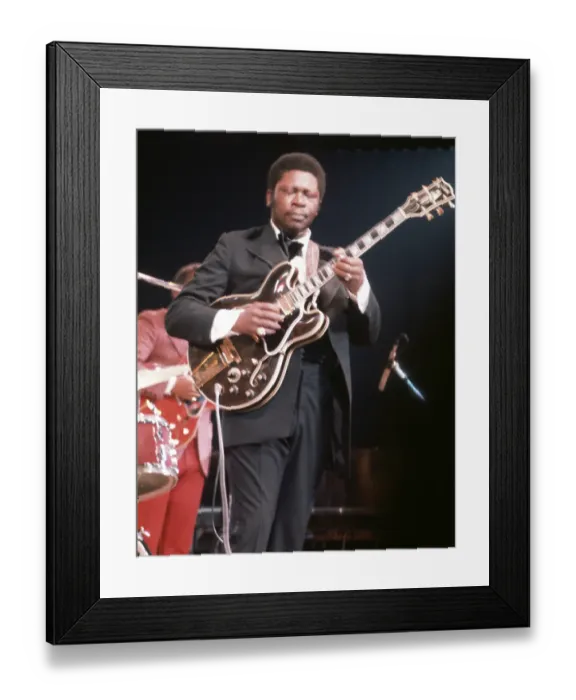 Framed Print : BB King Performing Framed Print : BB King Performing