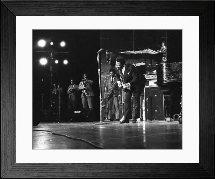 Framed Print : BB King Performing Framed Print : BB King Performing