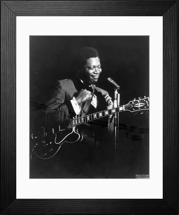 Framed Print : BB King Performing Framed Print : BB King Performing