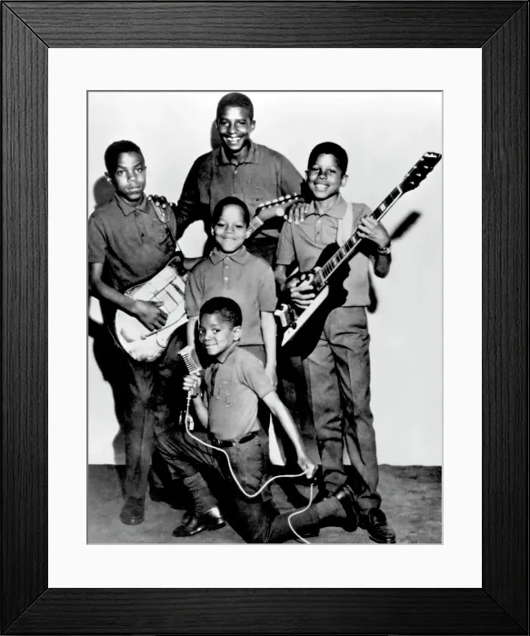 Framed Print : Jackson 5 Portrait Framed Print : Jackson 5 Portrait