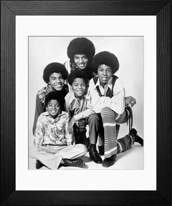 Framed Print : Jackson 5 Portrait Framed Print : Jackson 5 Portrait