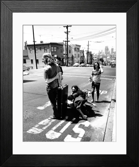Framed Print : The Grateful Dead In San Francisco Framed Print : The Grateful Dead In San Francisco