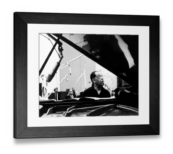 Framed Print : Duke Ellington In The Studio Framed Print : Duke Ellington In The Studio