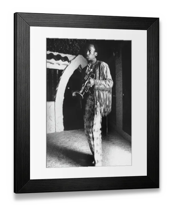 Framed Print : Portrait. CIRCA 1968: Jazz trumpeter Miles Davis poses for a portrait in circa 1968 Framed Print : Portrait. CIRCA 1968: Jazz trumpeter Miles Davis poses for a portrait in circa 1968