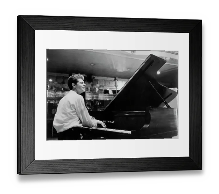 Framed Print : Van Cliburn At The Piano Framed Print : Van Cliburn At The Piano