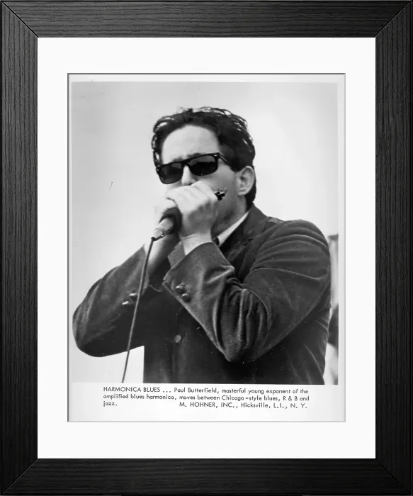 Framed Print : Paul Butterfield Playing Harmonica Framed Print : Paul Butterfield Playing Harmonica