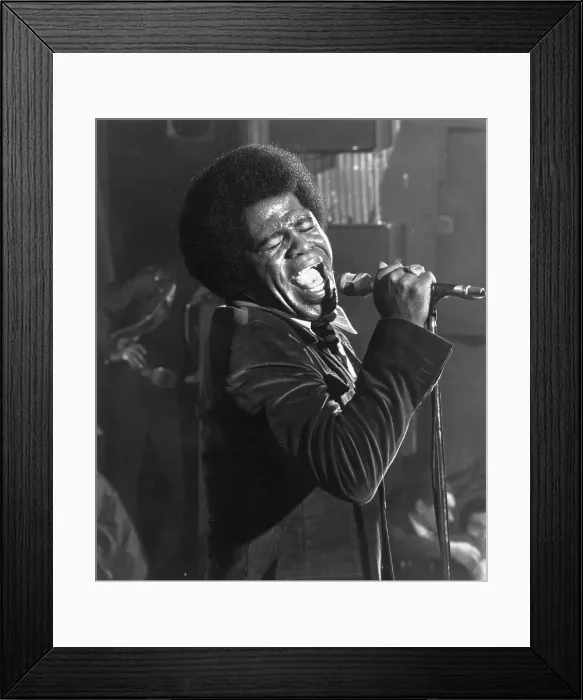 Framed Print : James Brown Performing Framed Print : James Brown Performing
