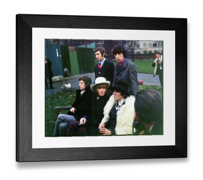 Framed Print : Rolling Stones Portrait Framed Print : Rolling Stones Portrait