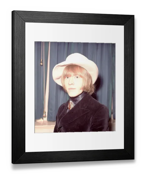 Framed Print : Portrait. LONDON - JANUARY 11: Guitarist Brian Jones of the rock Framed Print : Portrait. LONDON - JANUARY 11: Guitarist Brian Jones of the rock