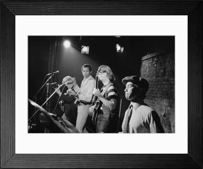 Framed Print : Live On Stage At The Bitter End Framed Print : Live On Stage At The Bitter End