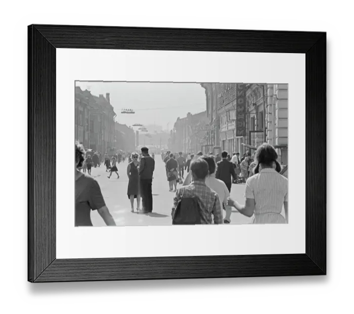 Framed Print : Irkutsk Street Framed Print : Irkutsk Street
