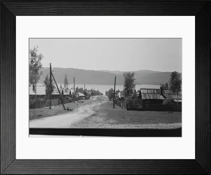Framed Print : Soviet Village Framed Print : Soviet Village