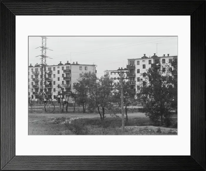 Framed Print : Khabarovsk Housing Framed Print : Khabarovsk Housing