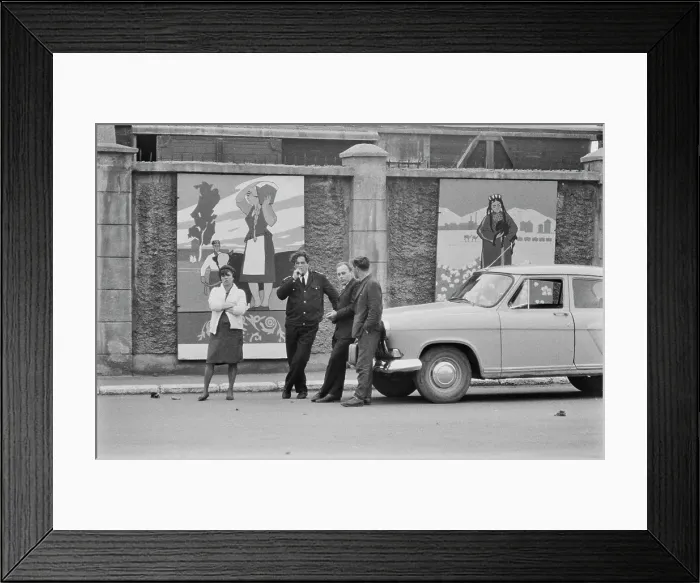 Framed Print : Nakhodka Taxi Drivers Framed Print : Nakhodka Taxi Drivers