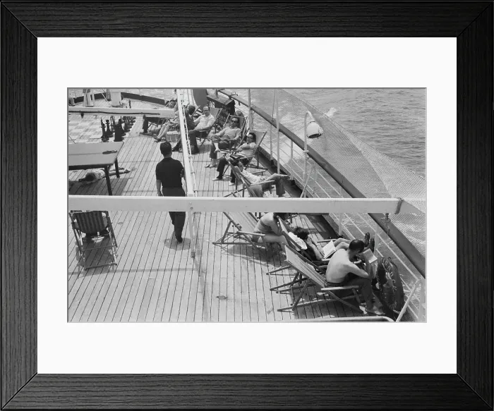 Framed Print : Cruise Deck Framed Print : Cruise Deck