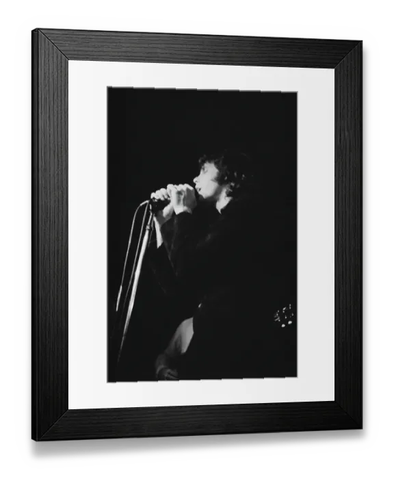 Framed Print : The Doors. Singer Jim Morrison (1943 - 1971) of American rock band the Framed Print : The Doors. Singer Jim Morrison (1943 - 1971) of American rock band the