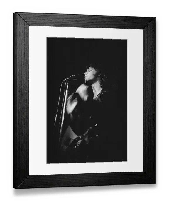 Framed Print : The Doors. Singer Jim Morrison (1943 - 1971) of American rock band the Framed Print : The Doors. Singer Jim Morrison (1943 - 1971) of American rock band the