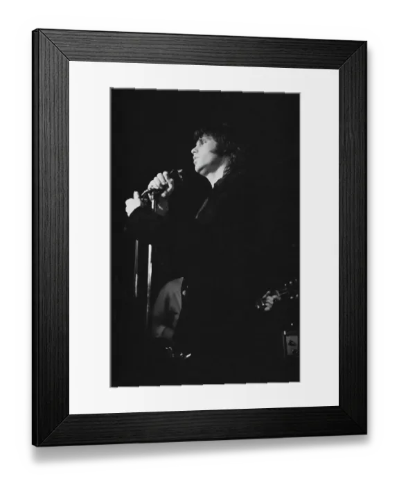 Framed Print : The Doors. Singer Jim Morrison (1943 - 1971) of American rock band the Framed Print : The Doors. Singer Jim Morrison (1943 - 1971) of American rock band the