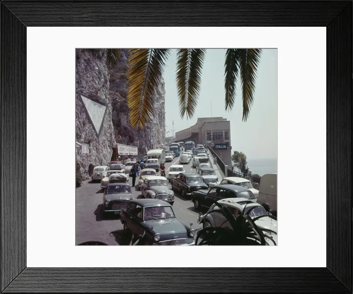 Framed Print : French-Italian Border Framed Print : French-Italian Border